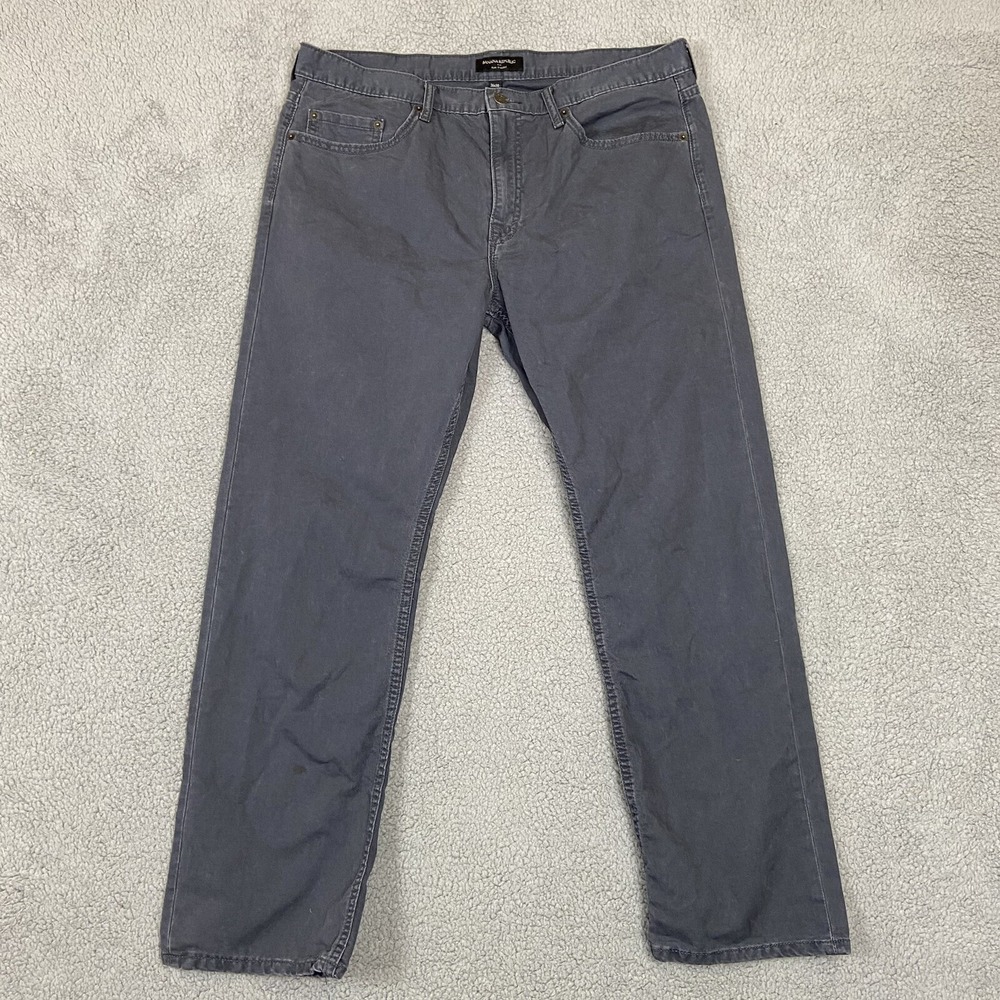 Banana Republic Men's 5 Pocket Pant Stretch‎ Cotton Slim Straight Fit Blue 36x30